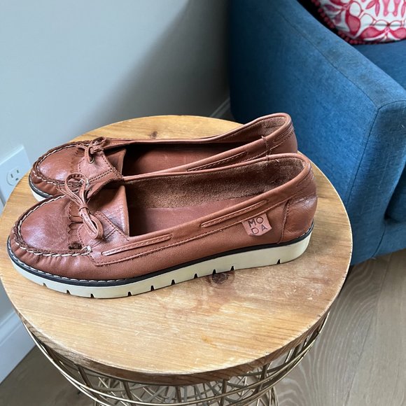 Moda In Pelle Esmee Tan Leather Size 39 - Picture 5 of 11